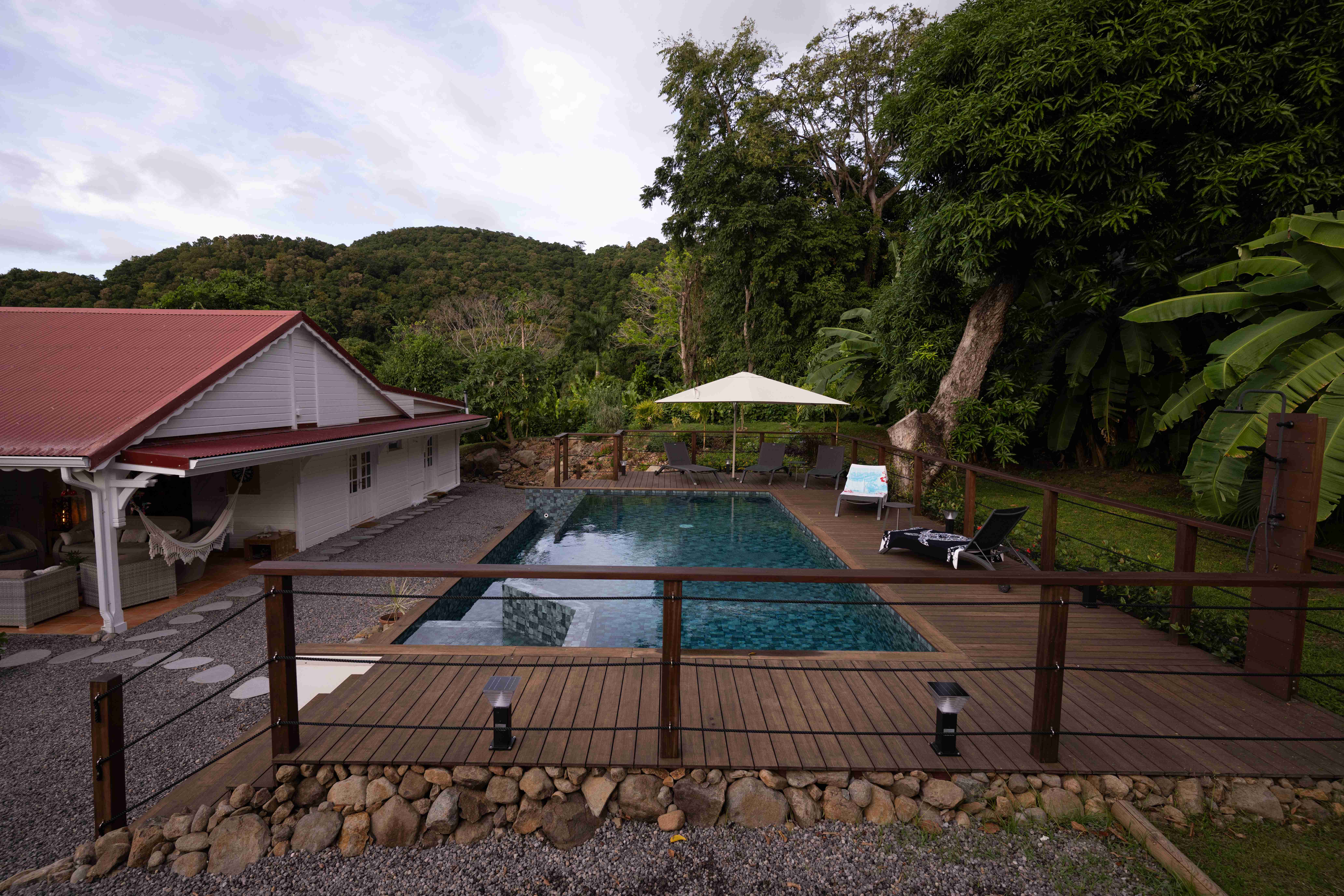 Piscine de la Villa Iguana